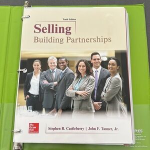 McGraw Hill Textbook - Selling; Building Partnerships